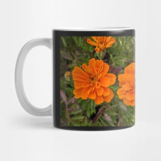 Pair of Orange Flowers Photographic Image Mug